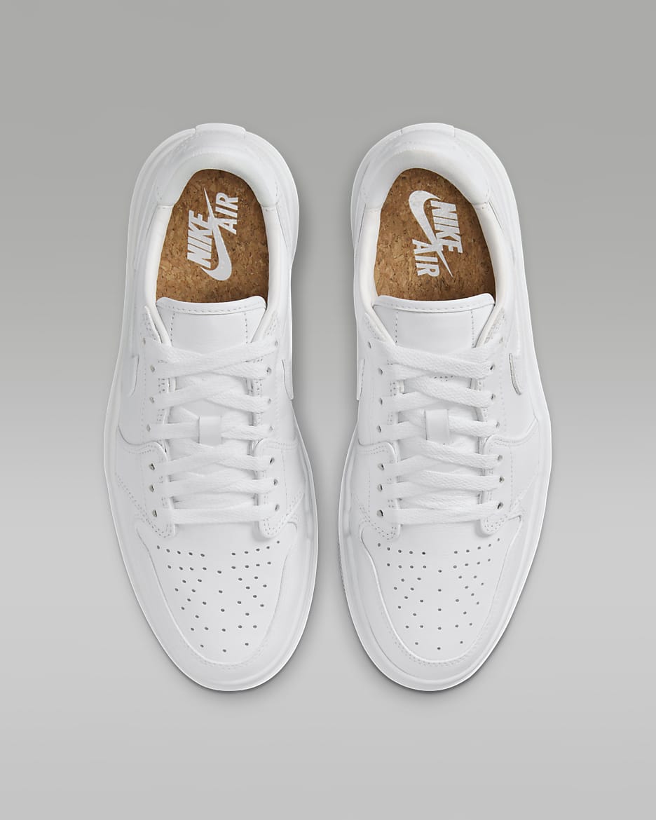 Nike air white low top online